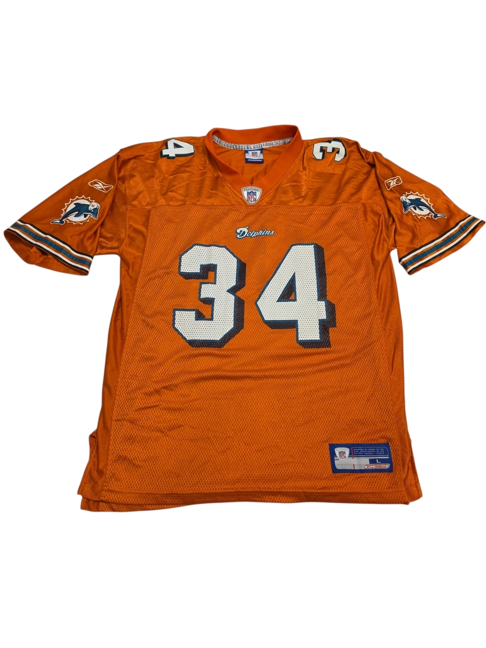 Reebok NFL Miami Dolphins Jersey #34 Ricky Williams